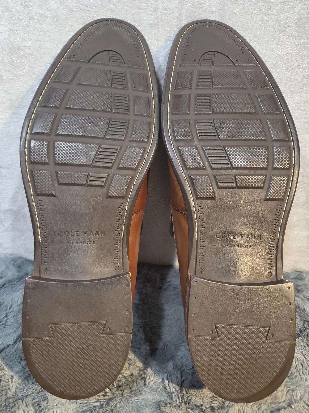 Cole Haan Men's Cognac Leather Slip-On Loafers